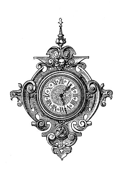 Panel clock