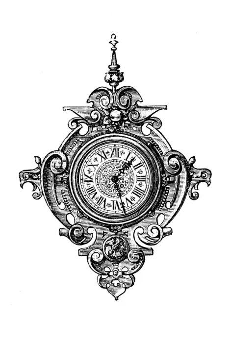 Framed Print : Panel clock Framed Print : Panel clock