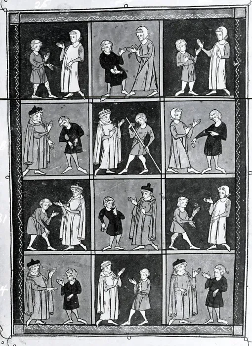 Framed Print : Panels Of Doctor Consulting Patients Framed Print : Panels Of Doctor Consulting Patients
