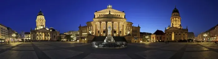 Framed Print : Panorama, Gendarmenmarkt during the blue hour, Mitte, Berlin, Germany, Europe Framed Print : Panorama, Gendarmenmarkt during the blue hour, Mitte, Berlin, Germany, Europe