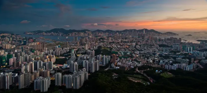 Framed Print : Panorama of hongkong Framed Print : Panorama of hongkong