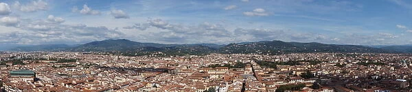 Panorama over the Old City of Florence, Italy