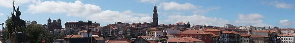 Panorama over old part of Porto, Portugal
