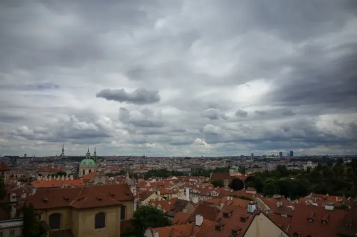 Framed Print : Panorama of Prague seen from Prague Castle Framed Print : Panorama of Prague seen from Prague Castle
