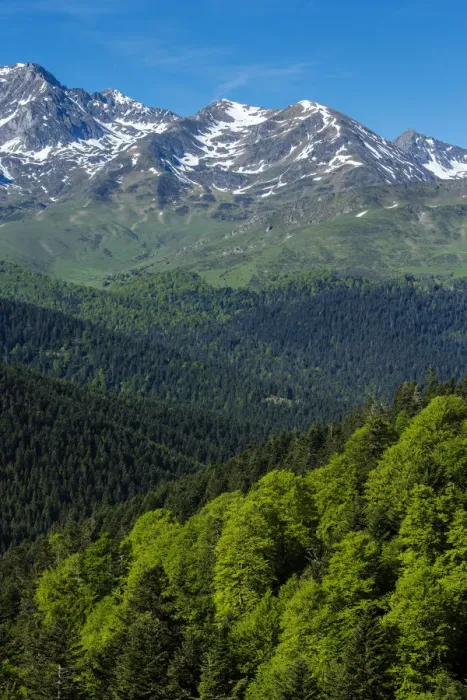 Framed Print : Panorama from the road to the col d Aspin, Hautes Pyrenees, France Framed Print : Panorama from the road to the col d Aspin, Hautes Pyrenees, France