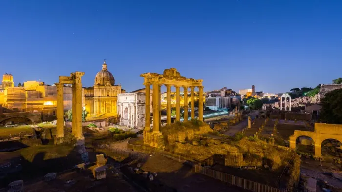 Framed Print : Panorama of Roman forum Framed Print : Panorama of Roman forum
