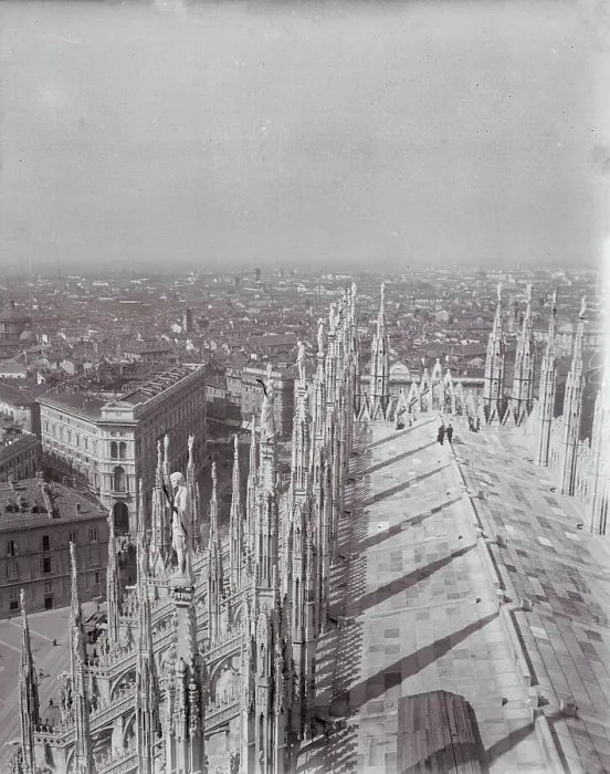 Framed Print : Panorama from Roof of Cathedral Framed Print : Panorama from Roof of Cathedral