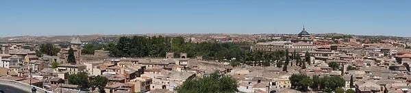 Panorama over Toledo, Castilla La Mancha, Spain