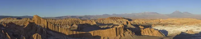 Framed Print : Panorama, Valle de la Luna or Valley of the Moon in the evening light, San Pedro de Atacama, Antofagasta Region, Chile Framed Print : Panorama, Valle de la Luna or Valley of the Moon in the evening light, San Pedro de Atacama, Antofagasta Region, Chile