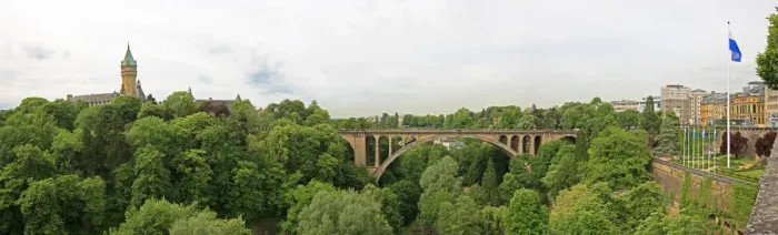 Framed Print : Panorama view of Luxemburg Framed Print : Panorama view of Luxemburg