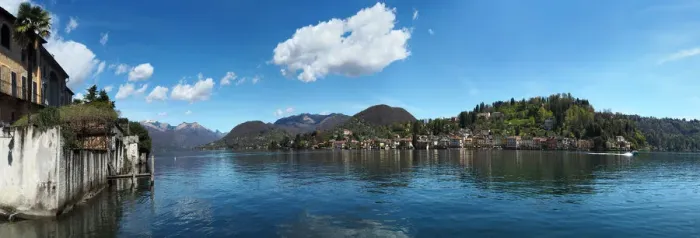 Framed Print : Panorama View Of Orta San Giulio, Lake Orta, Northern Italy Framed Print : Panorama View Of Orta San Giulio, Lake Orta, Northern Italy