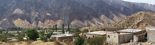 Panorama View of Painters Palette in Humahuaca Canyon