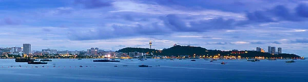 Panoramic of Pattaya cityscape