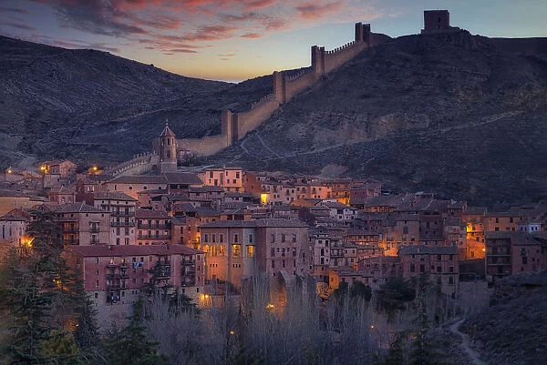 Panoramic view of Albarracin, Teruel province, Spain