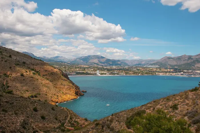 Framed Print : Panoramic view of Albir and Altea with the turquoise waters of Altea bay, Altea, Alicante, Spain Framed Print : Panoramic view of Albir and Altea with the turquoise waters of Altea bay, Altea, Alicante, Spain