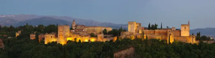 Framed Print : Panoramic view of Alhambra of Granada Framed Print : Panoramic view of Alhambra of Granada