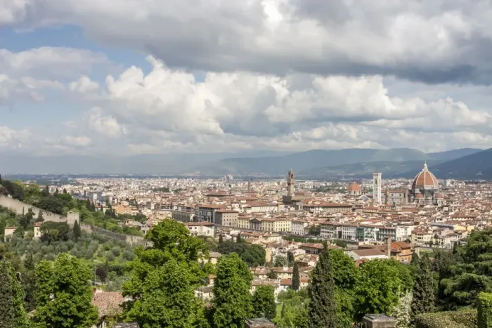 Framed Print : Panoramic view of city of Florence Framed Print : Panoramic view of city of Florence