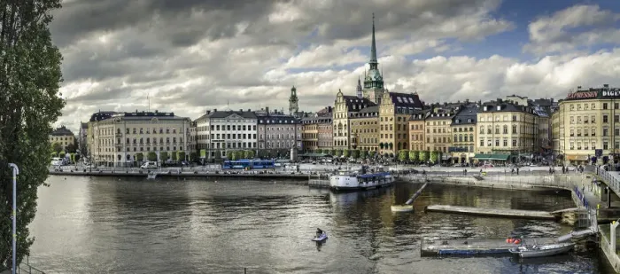 Framed Print : Panoramic view of Gamla Stand district, Stockholm, Sweden Framed Print : Panoramic view of Gamla Stand district, Stockholm, Sweden