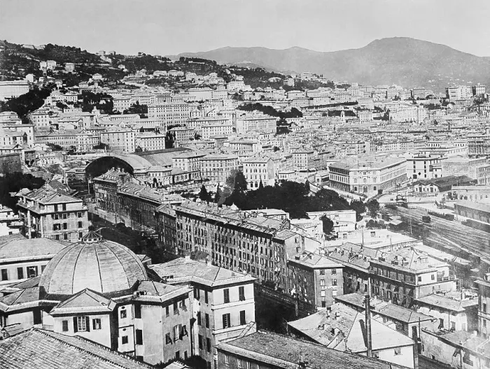 Framed Print : Panoramic View of Genoa Framed Print : Panoramic View of Genoa