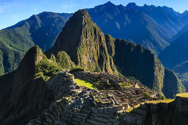 Panoramic view of Machu Picchu, Peru