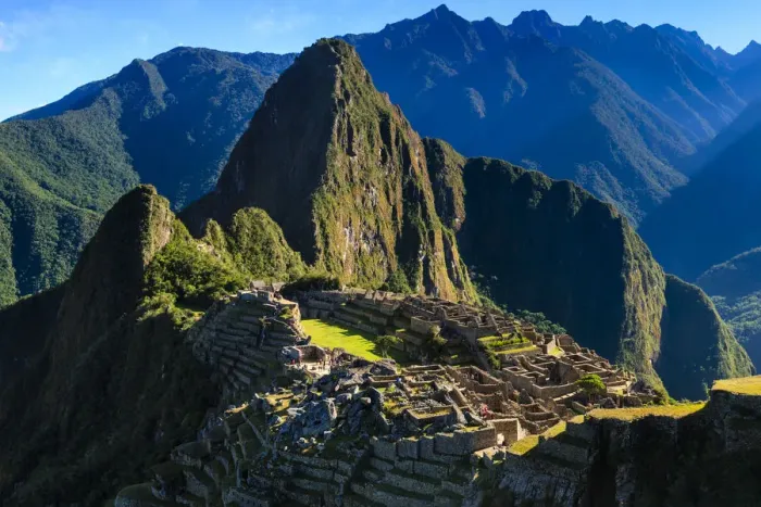 Framed Print : Panoramic view of Machu Picchu, Peru Framed Print : Panoramic view of Machu Picchu, Peru