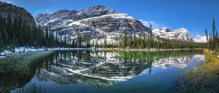 Framed Print : Panoramic View of Mary Lake, Lake O Hara, Yoho National Park, British Columbia, Canada Framed Print : Panoramic View of Mary Lake, Lake O Hara, Yoho National Park, British Columbia, Canada