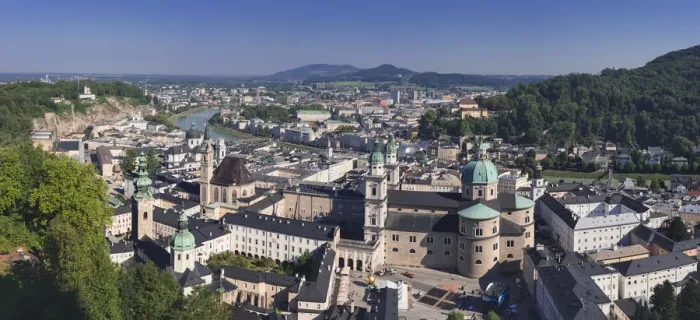 Framed Print : A panoramic view of Salzburg Framed Print : A panoramic view of Salzburg
