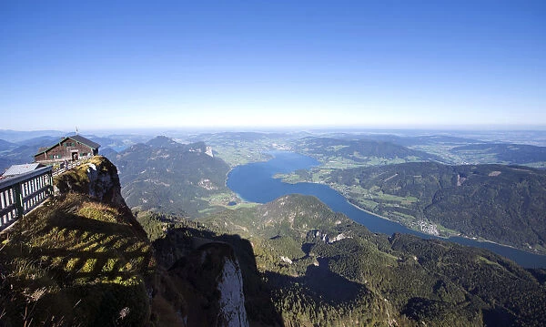 Panoramic view from Schafbergspitze, Austria
