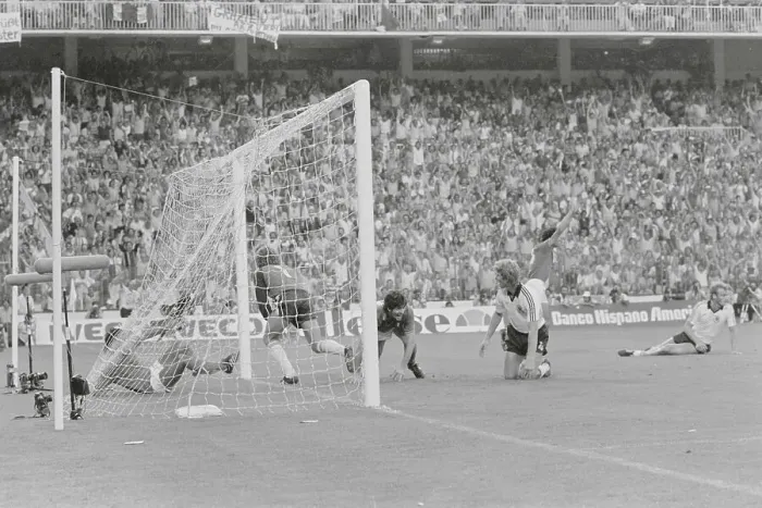 Framed Print : Paolo Rossi After Scoring Goal Framed Print : Paolo Rossi After Scoring Goal
