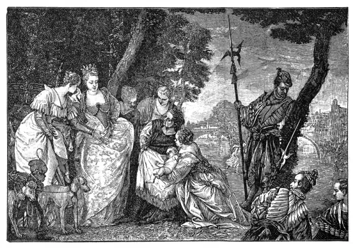 Framed Print : Paolo Veronese, Finding the Moses Framed Print : Paolo Veronese, Finding the Moses