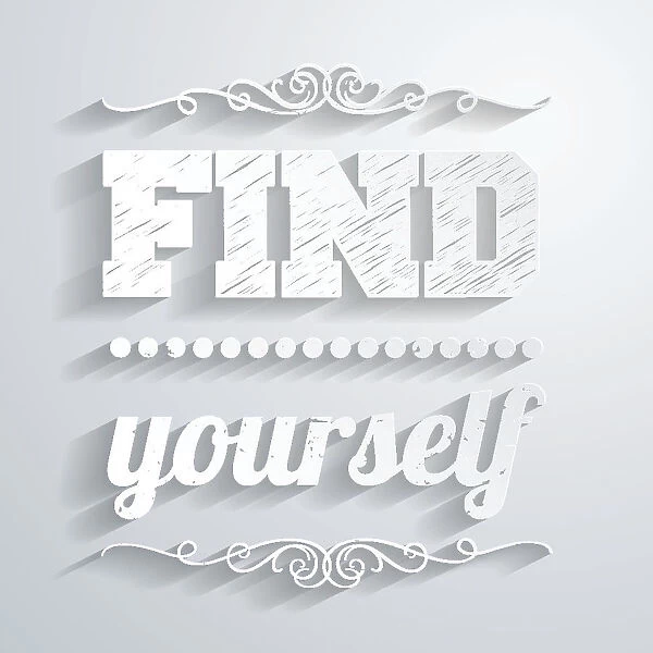 Find yourself - Paper Background