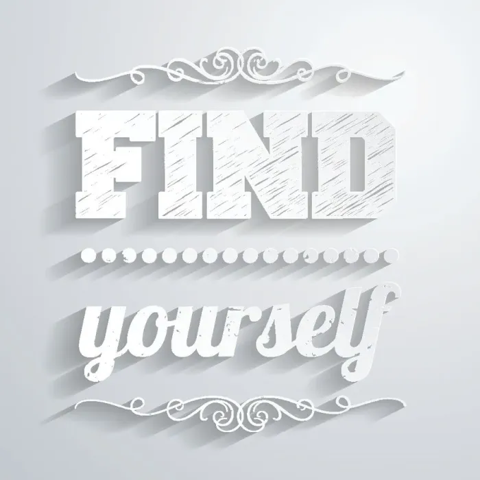 Framed Print : Find yourself - Paper Background Framed Print : Find yourself - Paper Background