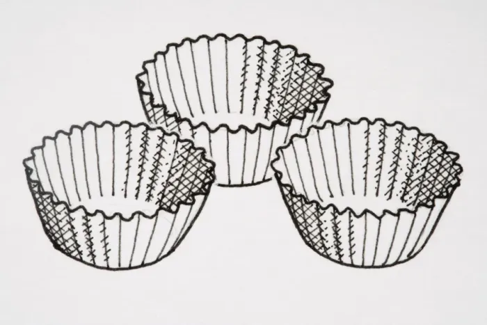 Framed Print : Paper pastry cases Framed Print : Paper pastry cases