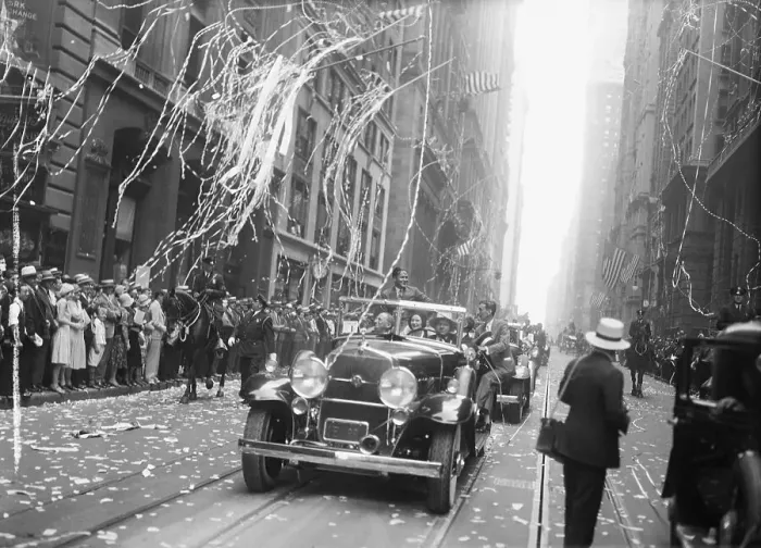 Framed Print : Parade for Bobby Jones