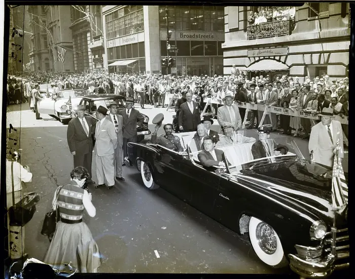Framed Print : Parade Commemorating Haile Selassie's Visit Framed Print : Parade Commemorating Haile Selassie's Visit