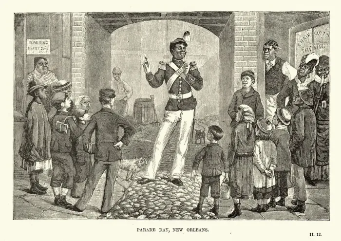 Framed Print : Parade Day, New Orleans, 1882 Framed Print : Parade Day, New Orleans, 1882