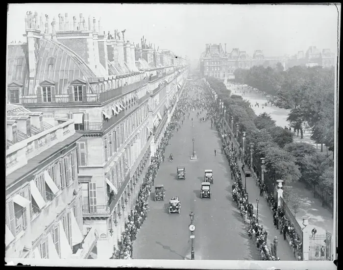 Framed Print : Parade for Lindberg Framed Print : Parade for Lindberg