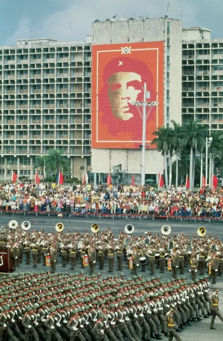 Framed Print : Parade near Large Building Framed Print : Parade near Large Building