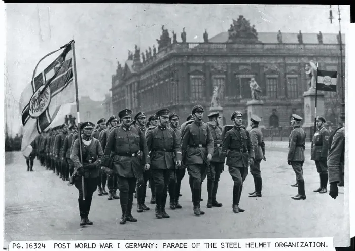 Framed Print : Parade in Post World War I Germany Framed Print : Parade in Post World War I Germany