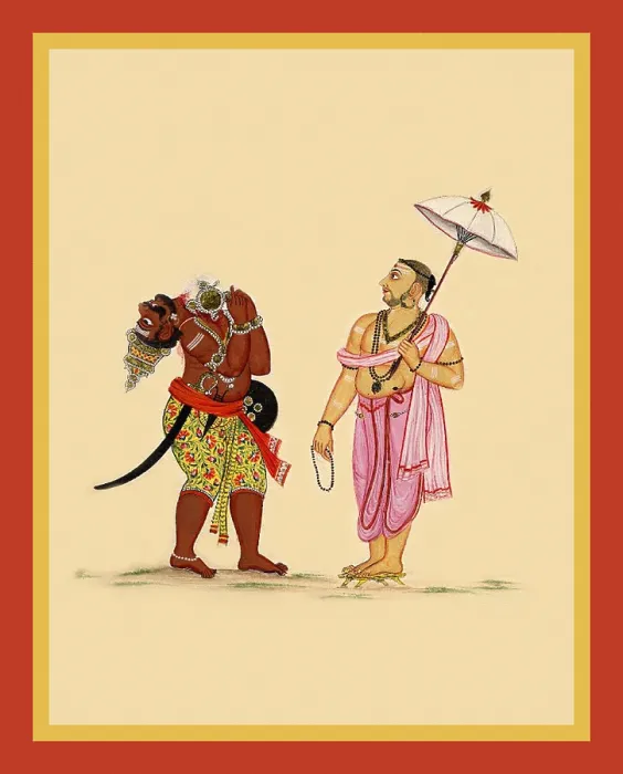 Framed Print : Paraśu Rama with the Vaishnava Namam Framed Print : Paraśu Rama with the Vaishnava Namam