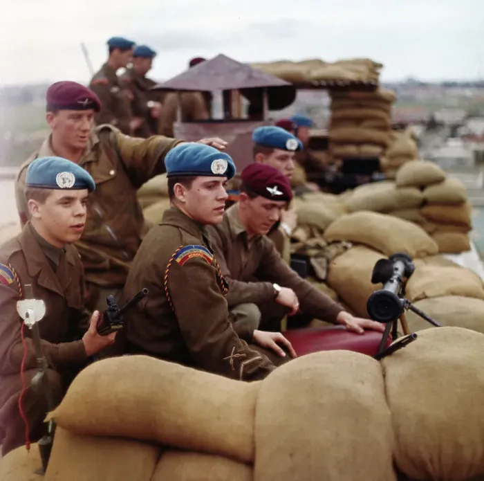 Framed Print : Paratroopers Keeping Peace Framed Print : Paratroopers Keeping Peace
