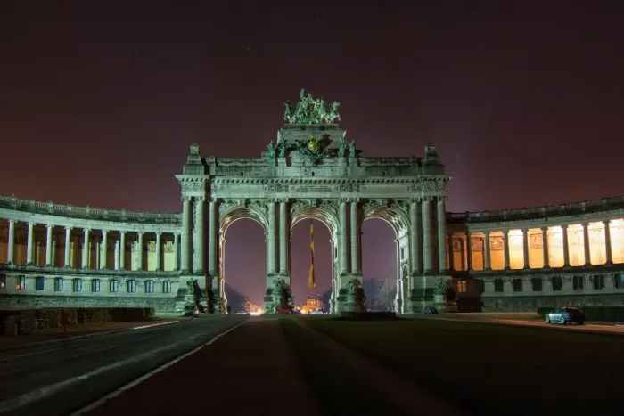 Framed Print : Parc du Cinquantenaire or Jubel Park