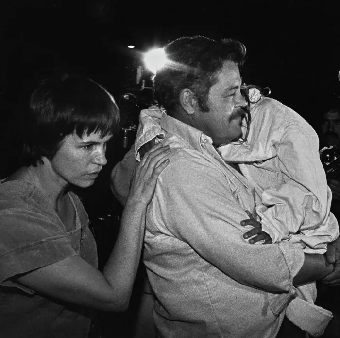 Framed Print : Parents Reunited With Abducted Child Framed Print : Parents Reunited With Abducted Child