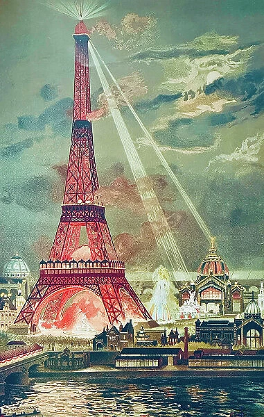 Paris 1889, Lightning for the Eiffel Tower for the Exposition Universelle