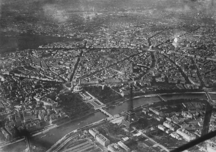 Framed Print : Paris From The Air Framed Print : Paris From The Air