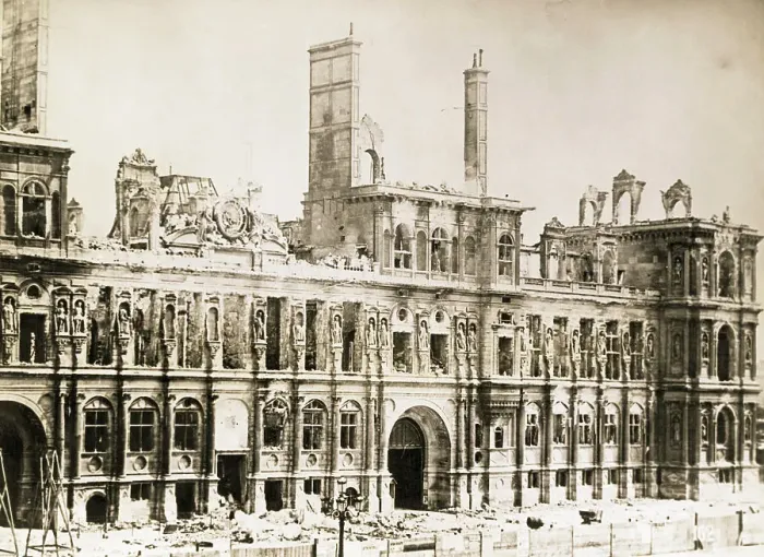 Framed Print : Paris after Bombardment Framed Print : Paris after Bombardment