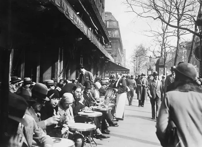 Framed Print : Paris: The Cafe Society in the 1920s Framed Print : Paris: The Cafe Society in the 1920s