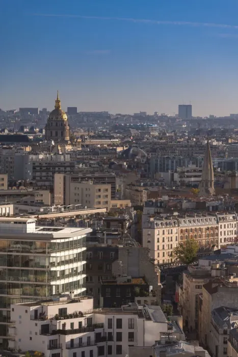 Framed Print : Paris city view with Paris army museum as focal point Framed Print : Paris city view with Paris army museum as focal point