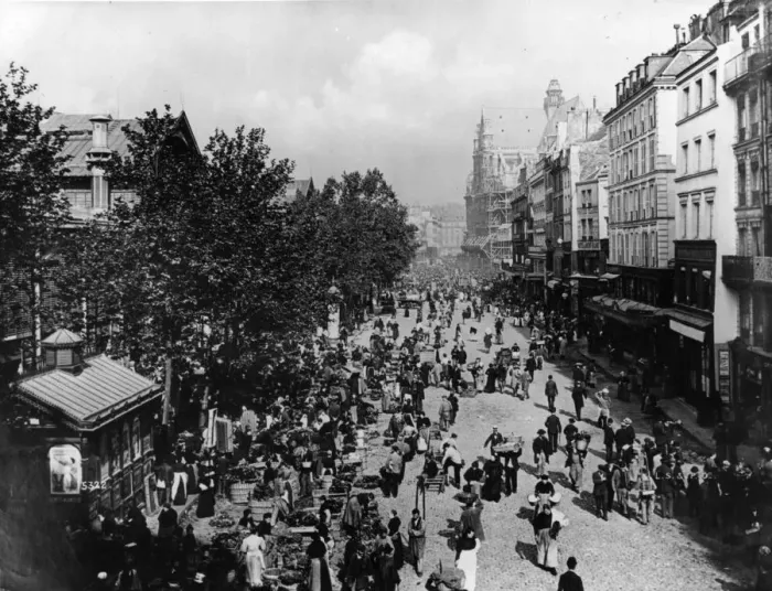 Framed Print : Paris Market