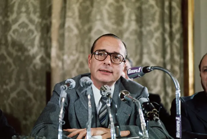 Framed Print : Paris Mayor Jacques Chirac at News Conference Framed Print : Paris Mayor Jacques Chirac at News Conference